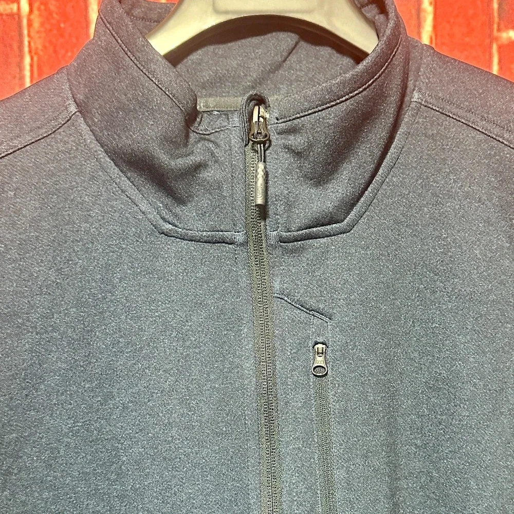 The North Face 1/2 Zip Pullover Sweater Sweatshirt Men's XXL Navy Blue‎ Fleece